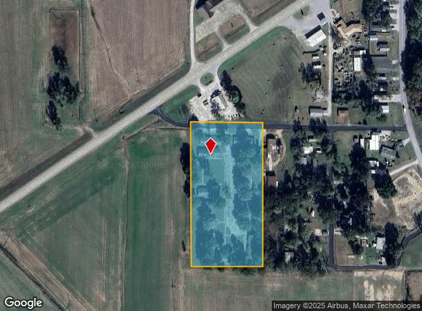 100 Oak St, Webbers Falls, OK Parcel Map
