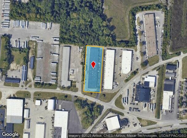  641 N James Rd, Columbus, OH Parcel Map