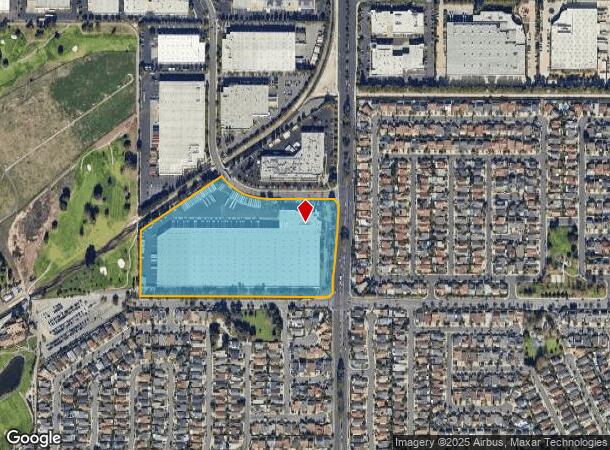  11411 Valley View St, Cypress, CA Parcel Map