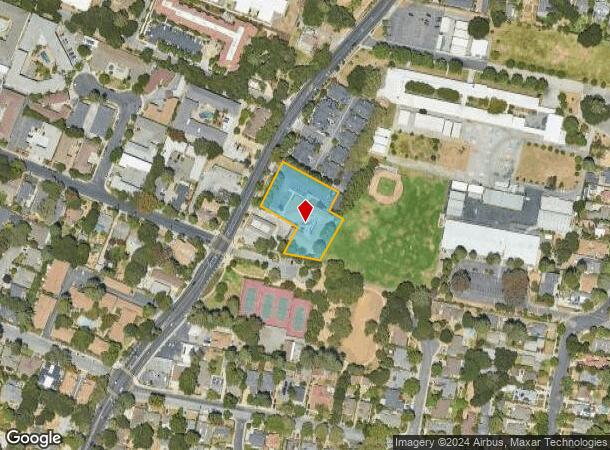  550 Willow Rd, Menlo Park, CA Parcel Map