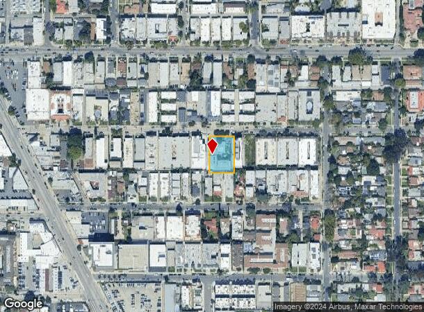  10814 Blix St, North Hollywood, CA Parcel Map