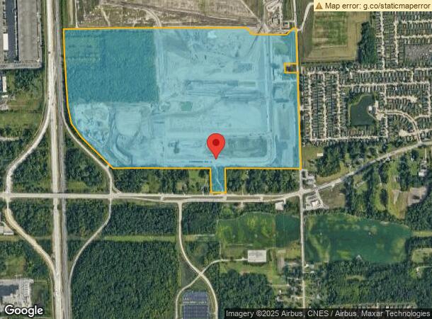  39670 Ecorse Rd, Van Buren Township, MI Parcel Map