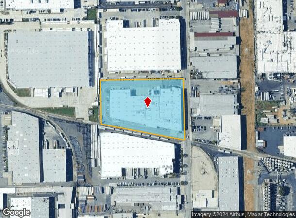  5563 Alcoa Ave, Vernon, CA Parcel Map