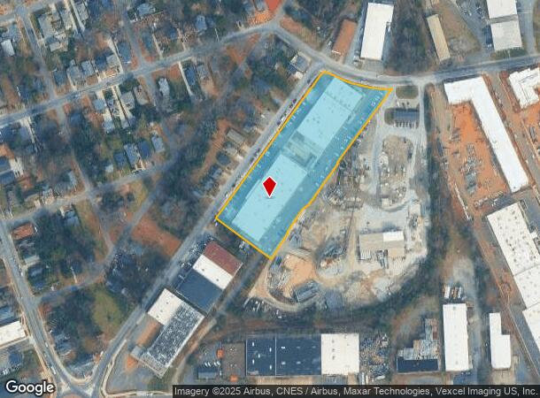 901 Berryhill Rd, Charlotte, NC Parcel Map