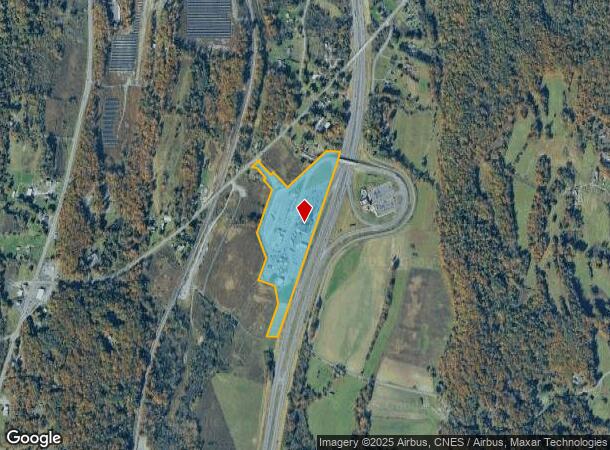  42 Thruway Rest Stop Rd, Hannacroix, NY Parcel Map