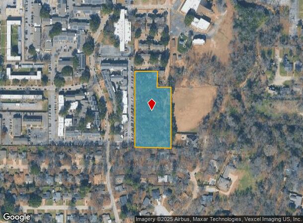 1630 S Pecan St, Arlington, TX Parcel Map