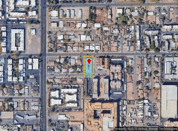  1825 E Don Carlos Ave, Tempe, AZ Parcel Map