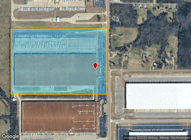8005 Polk Ln, Olive Branch, MS Parcel Map