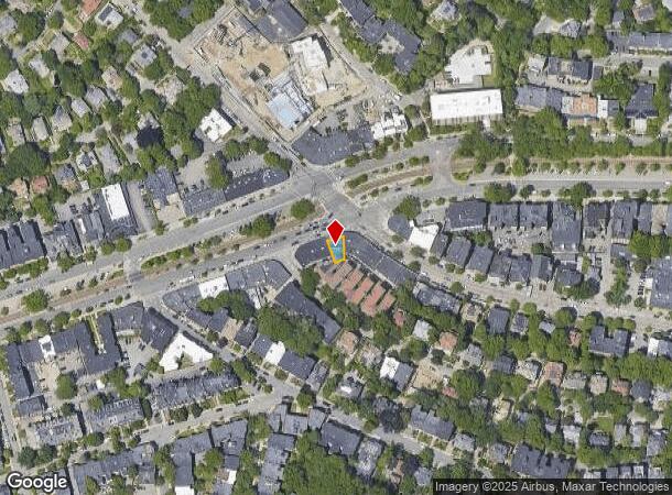  1627 Beacon St, Brookline, MA Parcel Map