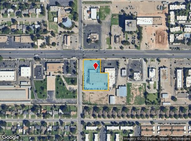  4645 50Th St, Lubbock, TX Parcel Map
