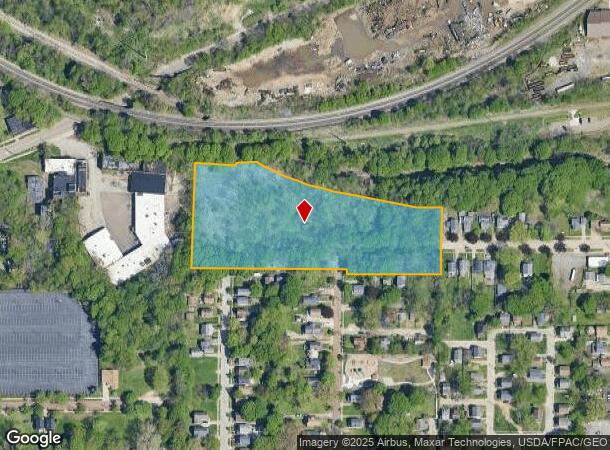  279 N Forge St, Akron, OH Parcel Map