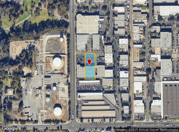 17892 Gothard St, Huntington Beach, CA Parcel Map