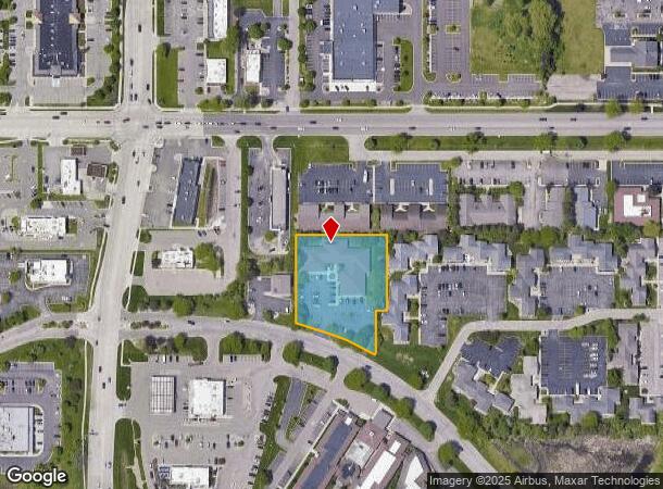  2214 University Park Dr, Okemos, MI Parcel Map
