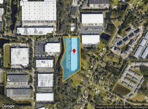  1420 Vantage Way S, Jacksonville, FL Parcel Map