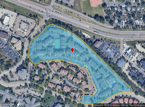  2605 Reeve Cir, Colorado Springs, CO Parcel Map