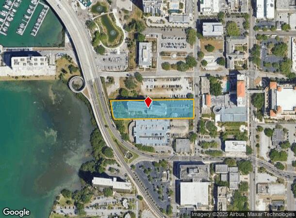  210 S Osceola Ave, Clearwater, FL Parcel Map