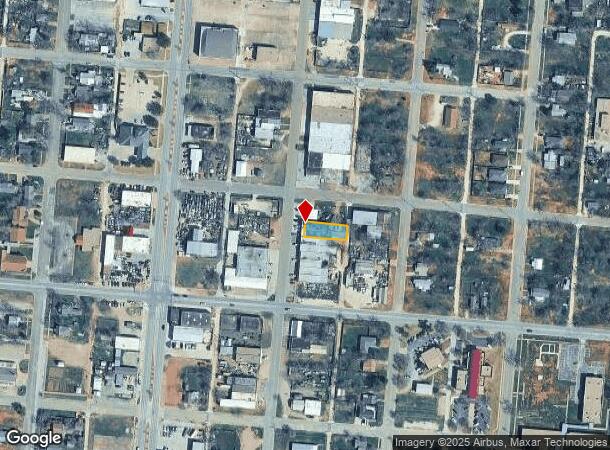  1033 Walnut St, Abilene, TX Parcel Map