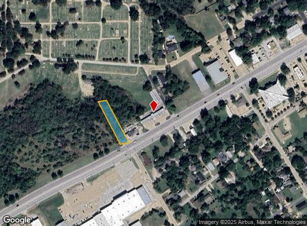  1100 W Ennis Ave, Ennis, TX Parcel Map