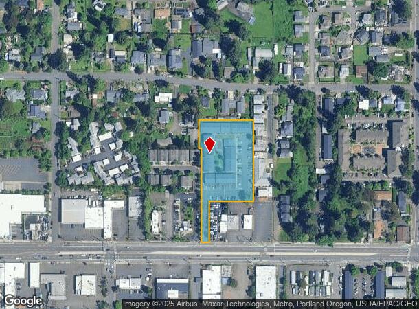  12645 Se Division St, Portland, OR Parcel Map