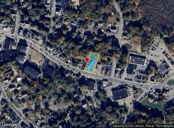 125 E Central St, Franklin, MA Parcel Map
