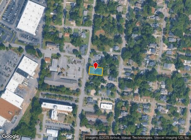  624 N Walnut St, Murfreesboro, TN Parcel Map