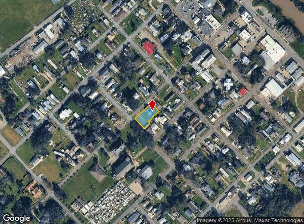 315 Franklin St, Napoleonville, LA Parcel Map