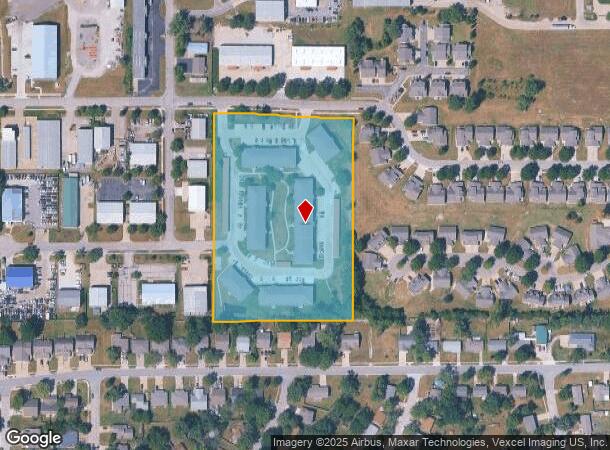  1401 E 24Th St, Lawrence, KS Parcel Map