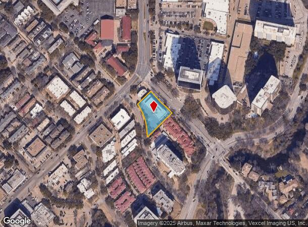  3725 Blackburn St, Dallas, TX Parcel Map