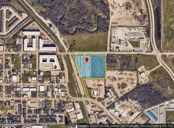  617 E Main St, Lewisville, TX Parcel Map