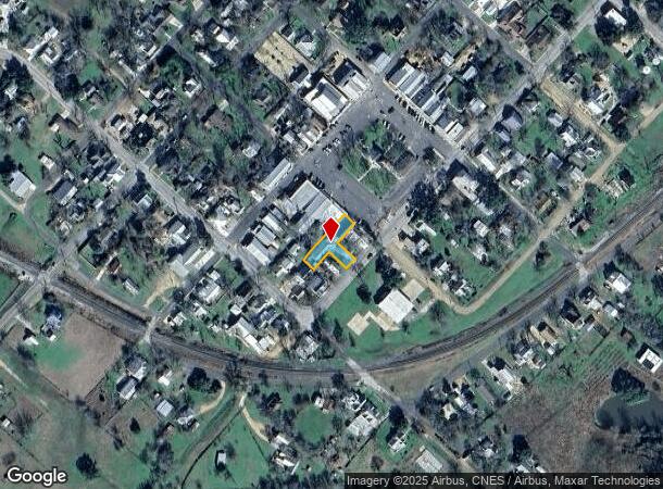  203 W Main & 107 St N, Fayetteville, TX Parcel Map