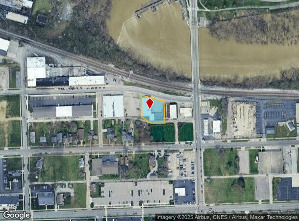  1622 E Berry St, Fort Wayne, IN Parcel Map