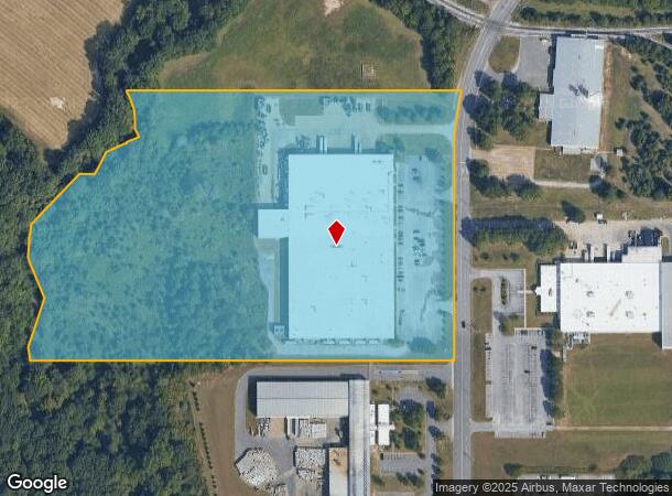  1420 Industrial Park Dr, Tuscaloosa, AL Parcel Map