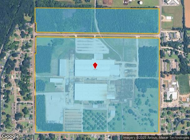  244 B And W Dr, West Point, MS Parcel Map