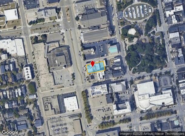  1208 Central Pkwy, Cincinnati, OH Parcel Map