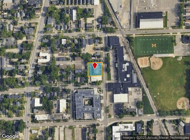 828 Greene St, Ann Arbor, MI Parcel Map