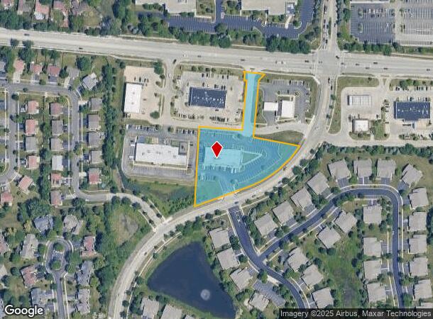  1274 Kuhn Rd, Carol Stream, IL Parcel Map