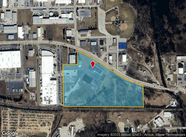1401 W Center St, Warsaw, IN Parcel Map