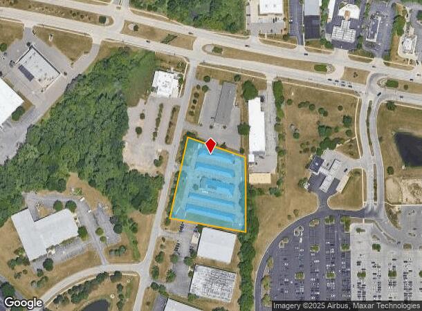 77 Jackson Industrial Dr, Ann Arbor, MI Parcel Map