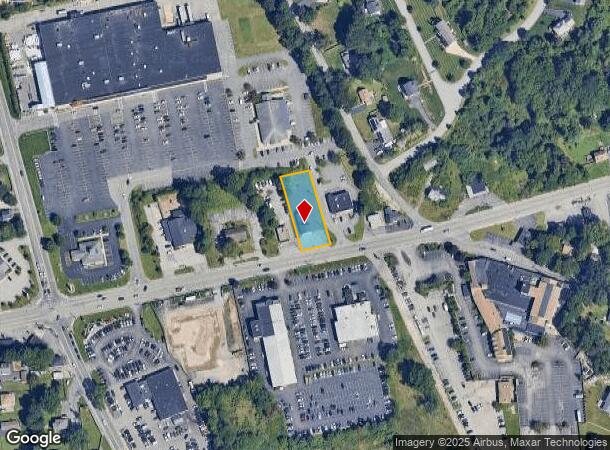  190 Taunton Ave, Seekonk, MA Parcel Map