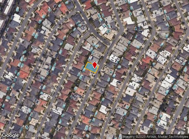  6605 S Sherbourne Dr, Los Angeles, CA Parcel Map