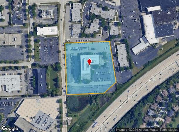  1333 Butterfield Rd, Downers Grove, IL Parcel Map