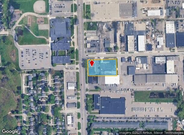 1316 N Campbell Rd, Royal Oak, MI Parcel Map