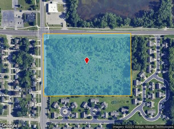  9081 Tuttle Hill Rd, Ypsilanti, MI Parcel Map