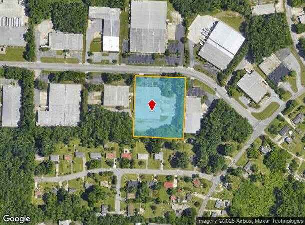  536 Townsend Ave, High Point, NC Parcel Map