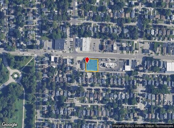  1148 Fulton St W, Grand Rapids, MI Parcel Map