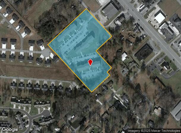  1700 Summer St, Manchester, TN Parcel Map