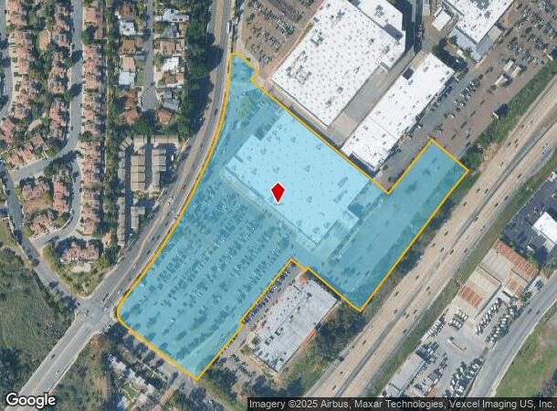  6336 College Grove Way, San Diego, CA Parcel Map