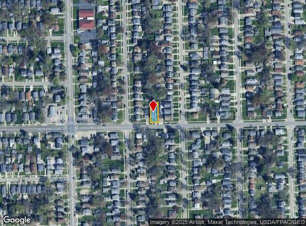1612 Berdan Ave, Toledo, OH Parcel Map
