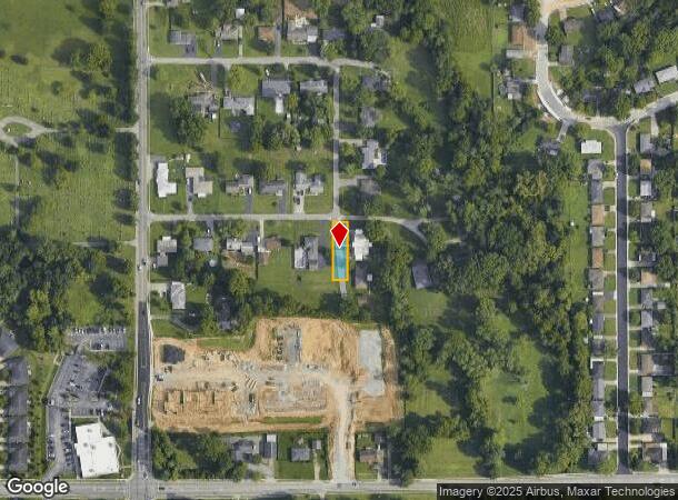  2412 Green Valley Rd, New Albany, IN Parcel Map