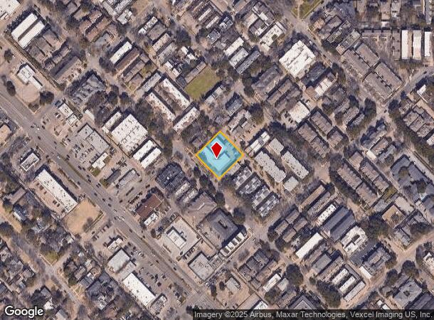 4330 Bowser Ave, Dallas, TX Parcel Map